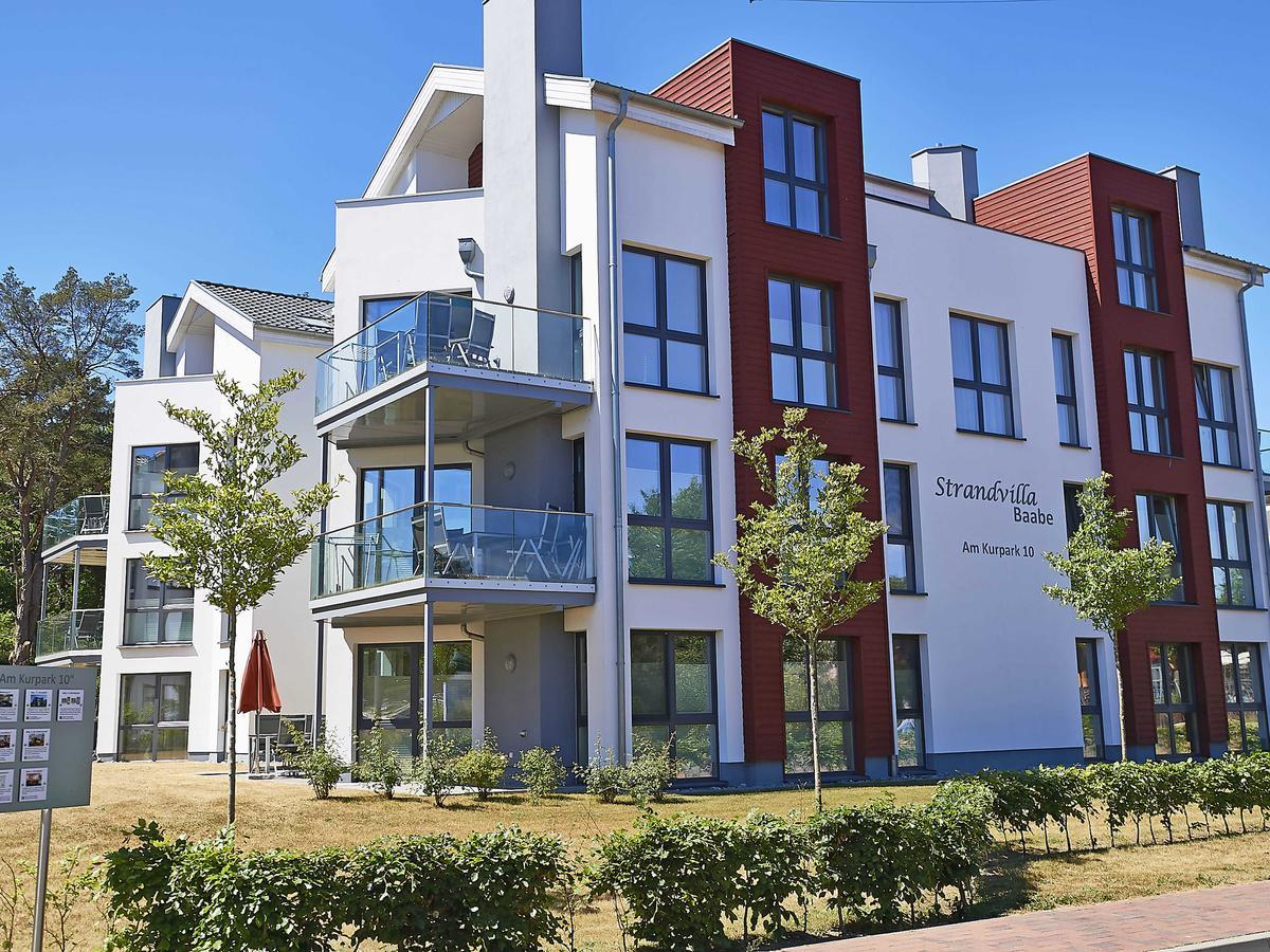 Strandvilla Baabe - Wg 12 Mit Meerblick, Kamin, Sauna, Whirlpool Exterior foto